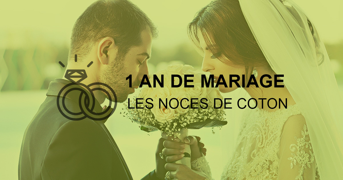 1 An De Mariage Les Noces De Coton Idees De Textes Et De Petits Mots